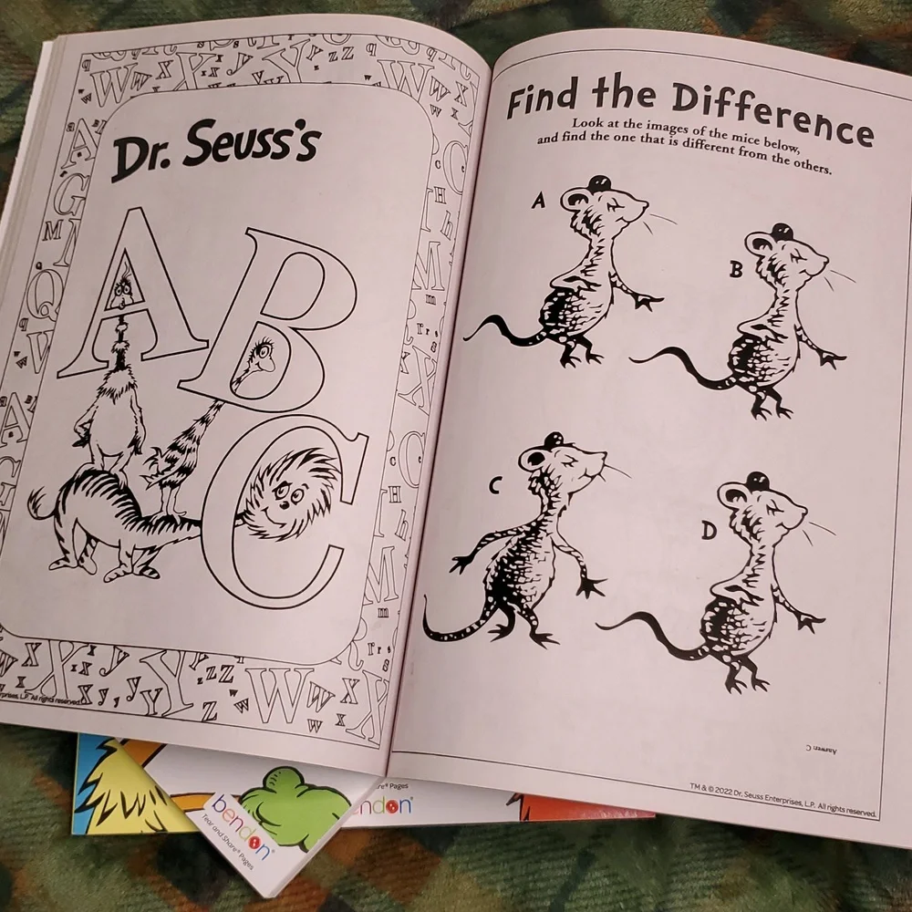 Dr. Suess Coloring and Activity‎ Book Set